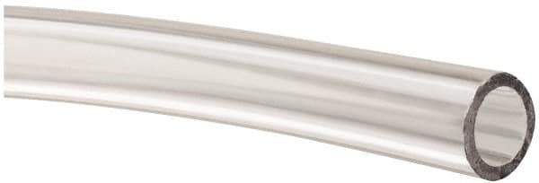 Made in USA - 3/8" ID x 1/2" OD, 1/16" Wall Thickness, Cut to Length (100' Standard Length) PVC Tube - Clear, 40 Max psi, 68 Shore A Hardness - Best Tool & Supply