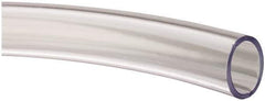 Made in USA - 1/2" ID x 5/8" OD, 1/16" Wall Thickness, Cut to Length (100' Standard Length) PVC Tube - Clear, 30 Max psi, 68 Shore A Hardness - Best Tool & Supply