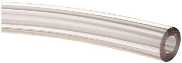 Made in USA - 3/16" ID x 3/8" OD, 3/32" Wall Thickness, Cut to Length (100' Standard Length) PVC Tube - Clear, 70 Max psi, 68 Shore A Hardness - Best Tool & Supply