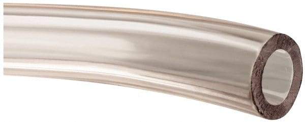 Made in USA - 5/16" ID x 1/2" OD, 3/32" Wall Thickness, Cut to Length (100' Standard Length) PVC Tube - Clear, 60 Max psi, 68 Shore A Hardness - Best Tool & Supply