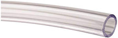 Made in USA - 1/2" ID x 11/16" OD, 3/32" Wall Thickness, Cut to Length (100' Standard Length) PVC Tube - Clear, 40 Max psi, 68 Shore A Hardness - Best Tool & Supply