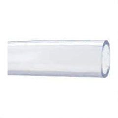 Made in USA - 1-1/2" ID x 1-7/8" OD, 3/16" Wall Thickness, Cut to Length (50' Standard Length) PVC Tube - Clear, 26 Max psi, 68 Shore A Hardness - Best Tool & Supply