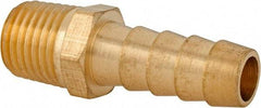 Cerro - 1/4 NPT Thread Hose Barb x Male NPT Connector - 3/8" ID Hose, Brass - Best Tool & Supply