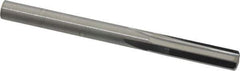 Hertel - 1/4" Solid Carbide 4 Flute Chucking Reamer - Straight Flute, 1/4" Straight Shank, 1" Flute Length, 3" OAL - Best Tool & Supply