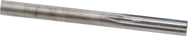 Hertel - 0.255" Solid Carbide 4 Flute Chucking Reamer - Straight Flute, 0.255" Straight Shank, 1" Flute Length, 3" OAL - Best Tool & Supply