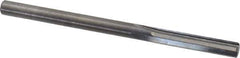 Hertel - #10 Solid Carbide 4 Flute Chucking Reamer - Straight Flute, Straight Shank, 1" Flute Length, 3" OAL - Best Tool & Supply