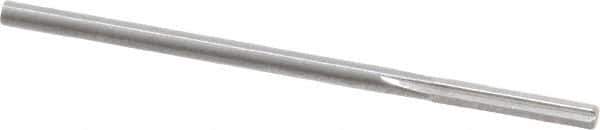 Hertel - #42 Solid Carbide 4 Flute Chucking Reamer - Straight Flute, Straight Shank, 1/2" Flute Length, 2" OAL - Best Tool & Supply