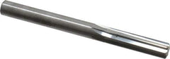 Hertel - Letter N Solid Carbide 6 Flute Chucking Reamer - Straight Flute, Straight Shank, 1-1/8" Flute Length, 3-1/4" OAL - Best Tool & Supply