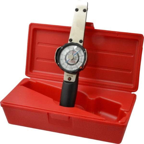 Proto - 3/8" Drive Dial Torque Wrench - 70 N/m Torque, 10-1/2" OAL, Fixed Head - Best Tool & Supply