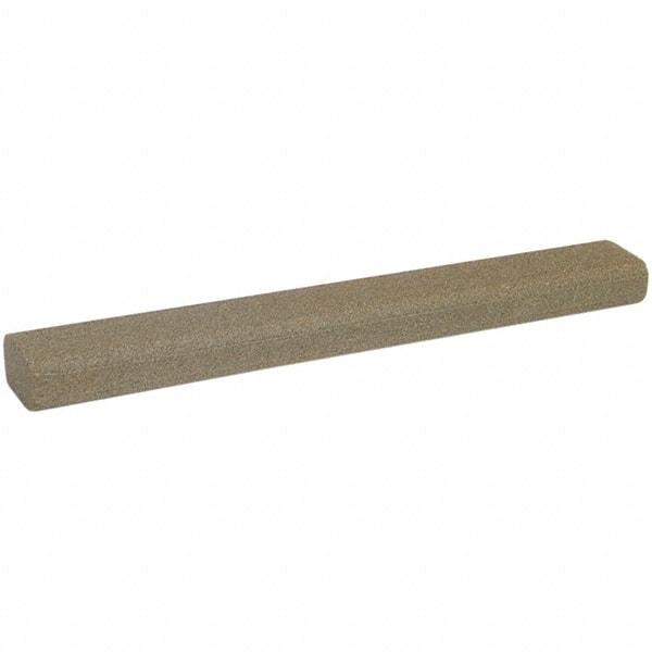 Norton - 10" Long x 1-5/16" Wide x 3/4" Thick, Aluminum Oxide Sharpening Stone - Flat Stone, Coarse Grade - Best Tool & Supply