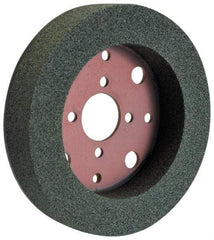 Norton - 6" Diam, 4" Hole Size, 1-1/4" Overall Thickness, 60 Grit, Type 2 Tool & Cutter Grinding Wheel - Medium Grade, Silicon Carbide, I Hardness, Vitrified Bond, 3,600 RPM - Best Tool & Supply