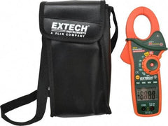 Extech - EX810, CAT III, Digital Average Responding Auto Ranging Clamp Meter with 1.7" Clamp On Jaws - 600 VAC/VDC, 1000 AC Amps, Measures Current, Temperature - Best Tool & Supply