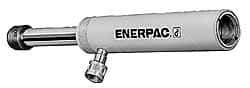 Enerpac - 50 Ton, 13.25" Stroke, 146.34 Cu In Oil Capacity, Portable Hydraulic Single Acting Cylinder - 11.04 Sq In Effective Area, 18.13" Lowered Ht., 31.38" Max Ht., 3.75" Cyl Bore Diam, 3.125" Plunger Rod Diam, 10,000 Max psi - Best Tool & Supply