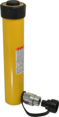 Enerpac - 10 Ton, 8" Stroke, 17.89 Cu In Oil Capacity, Portable Hydraulic Single Acting Cylinder - 2.24 Sq In Effective Area, 11.75" Lowered Ht., 19.75" Max Ht., 1.69" Cyl Bore Diam, 1.5" Plunger Rod Diam, 10,000 Max psi - Best Tool & Supply