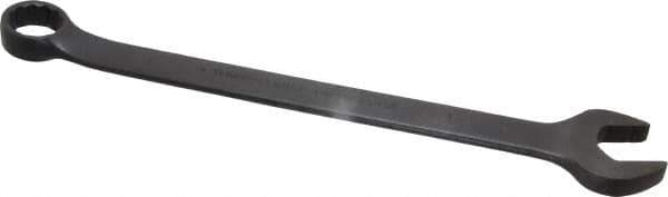 Proto - 1" 12 Point Offset Combination Wrench - 15° Offset Angle, 14" OAL, Steel, Black Finish - Best Tool & Supply