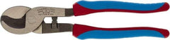 Channellock - 9" OAL, Cable Cutter - Oval/Curved Head, TPR-Rubber Overmold Handle - Best Tool & Supply