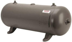 Made in USA - 10 Gallon, 200 Max psi Horizontal Tank - 30" Tank Length x 10" Tank Diam - Best Tool & Supply