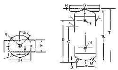 Made in USA - 60 Gallon, 200 Max psi Vertical Tank with Plate - 3/4" Inlet, 48" Tank Length x 20" Tank Diam - Best Tool & Supply