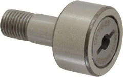 Accurate Bushing - 7/8" Roller Diam x 1/2" Width, 3/8" Stud Diam x 7/8" Length, Stud Cam Follower - Stainless Steel, 3/8" Thread Length, 3/8-24 Thread, 1-3/8" OAL, 1,245 Lb Dynamic Cap - Best Tool & Supply