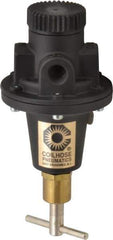 Coilhose Pneumatics - 1/4 NPT Port, 40 CFM, Cast Aluminum Tamper Proof Heavy-Duty T-Handle Regulator - 0 to 200 psi Range, 250 Max psi Supply Pressure, 1/4" Gauge Port Thread, 3" Wide x 5-1/2" High - Best Tool & Supply