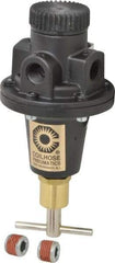 Coilhose Pneumatics - 1/4 NPT Port, 40 CFM, Cast Aluminum Tamper Proof Heavy-Duty T-Handle Regulator - 0 to 60 psi Range, 250 Max psi Supply Pressure, 1/4" Gauge Port Thread, 3" Wide x 5-1/2" High - Best Tool & Supply