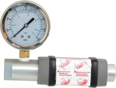 Hedland - 1/4" NPTF Port Compressed Air & Gas Flowmeter - 600 Max psi, 10 SCFM, Anodized Aluminum - Best Tool & Supply