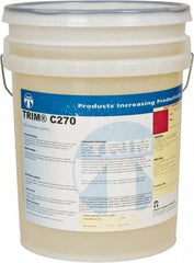 Master Fluid Solutions - Trim C270, 5 Gal Pail Cutting & Grinding Fluid - Synthetic, For Drilling, Reaming, Tapping - Best Tool & Supply