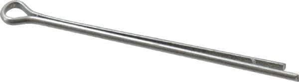 Value Collection - 1/16" Diam x 1-1/2" Long Extended Prong Cotter Pin - Grade 2, Zinc-Plated, Steel - Best Tool & Supply