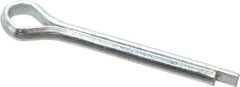 Value Collection - 3/32" Diam x 3/4" Long Extended Prong Cotter Pin - Grade 2, Zinc-Plated, Steel - Best Tool & Supply