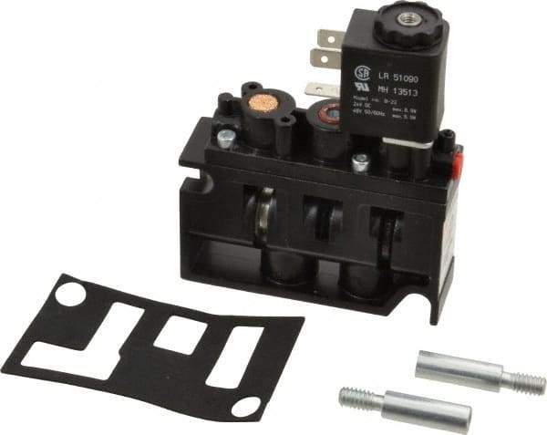 ARO/Ingersoll-Rand - 1/4", 2-Position Alpha Stacking Solenoid Valve - 24 VDC, 1.9 CV Rate, 3-7/8" High x 3-15/32" Long - Best Tool & Supply