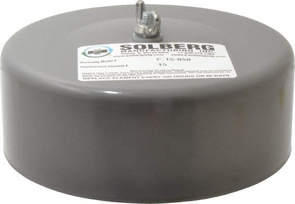 Made in USA - 1/2" Port, 4" High x 6" Wide, FRL Filter - 10 SCFM, 220°F Max - Best Tool & Supply