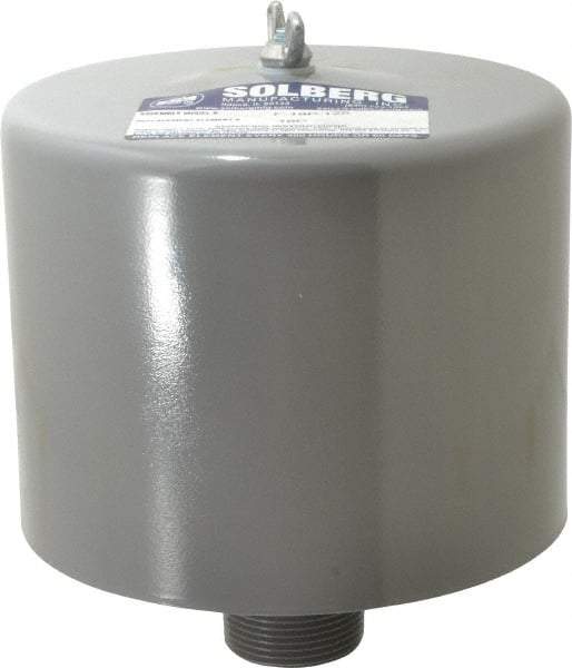 Made in USA - 1-1/4" Port, 6" High x 6" Wide, FRL Filter - 80 SCFM, 220°F Max - Best Tool & Supply