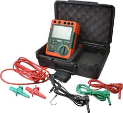 Extech - Digital LCD Display, 60,000 Megohm Electrical Insulation Resistance Tester & Megohmmeter - 5,000 VAC Max Test Voltage, Powered by 1.5V AA Battery - Best Tool & Supply