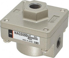 SMC PNEUMATICS - 1/4" NPTF Quick Exhaust Valve - 7 to 150 psi - Best Tool & Supply