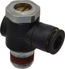 ARO/Ingersoll-Rand - 3/8" Male NPT x 3/8" Female NPT Right Angle Flow Control Valve - Best Tool & Supply