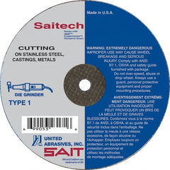 Sait - Cutoff Wheel - - Exact Industrial Supply