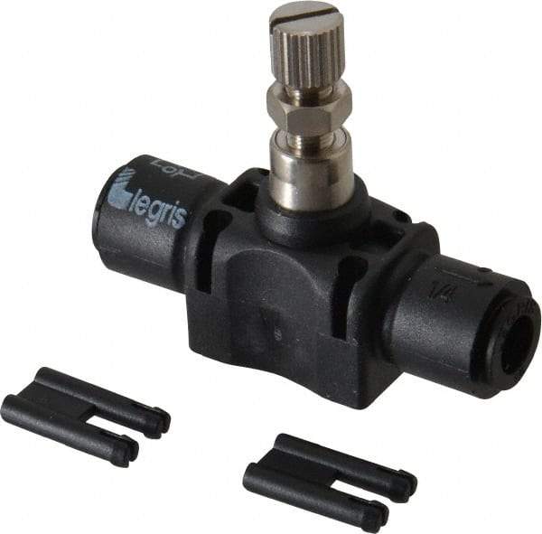 Legris - 1/4" Tube OD Inline Flow Control Valve - Best Tool & Supply