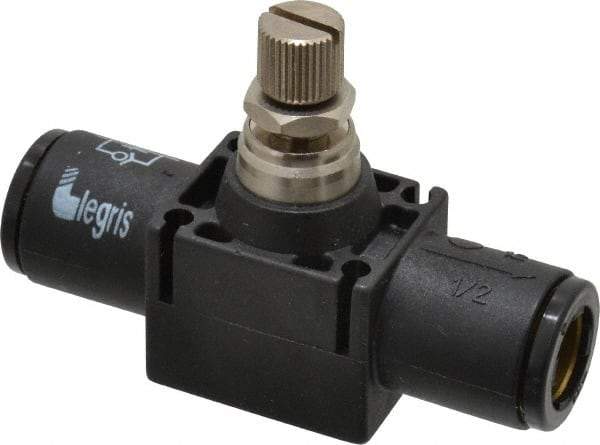 Legris - 1/2" Tube OD Inline Flow Control Valve - Best Tool & Supply