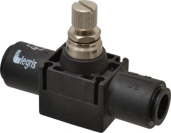 Legris - 12mm Tube OD Inline Flow Control Valve - Best Tool & Supply