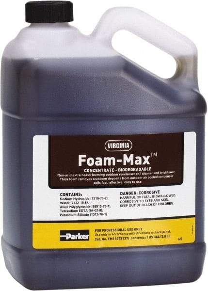 Parker - 1 Gal HVAC Coil Cleaner - For Extra Tough Cleaning Jobs - Best Tool & Supply