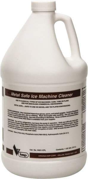 Parker - 1 Gal Ice Machine Cleaner - For Ice Machines: Cube, Tube, Flake & Commercial Dishwasher - Best Tool & Supply