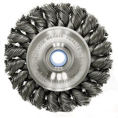 ‎3″ Standard Twist Knot Wire Wheel, .020″ Steel Fill, 1/2″-3/8″ Arbor Hole - Best Tool & Supply