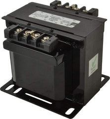 Sola/Hevi-Duty - 1 Phase, 0.35 kVA, Control Transformer - 2 Input, 1 Output Winding, 60 Hz, 5.53 Inch Deep x 4.53 Inch High, 131°F Temp Rise - Best Tool & Supply