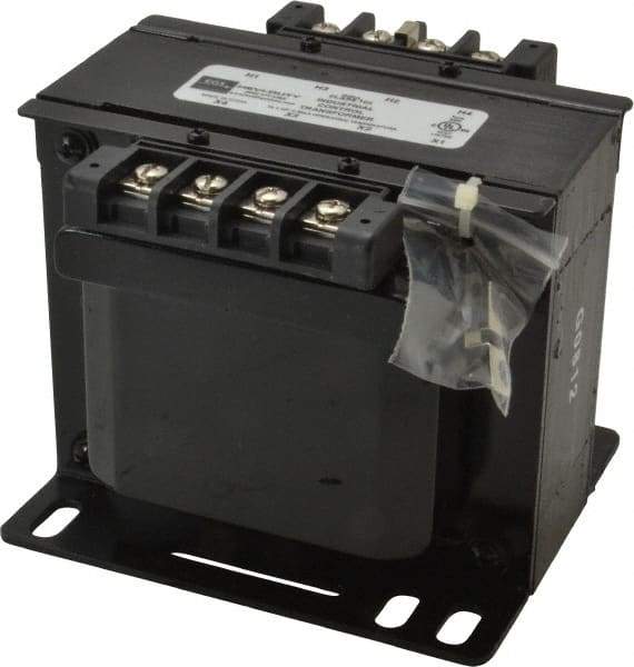 Sola/Hevi-Duty - 1 Phase, 1/4 kVA, Control Transformer - 2 Input, 1 Output Winding, 50/60 Hz, 5.53 Inch Deep x 4.53 Inch High, 131°F Temp Rise - Best Tool & Supply