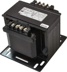 Sola/Hevi-Duty - 1 Phase, 1 kVA, Control Transformer - 2 Input, 1 Output Winding, 60, 50/60 at 220 V x 440 V, 50/60 at 230 V x 460 V Hz, 7.36 Inch Deep x 5.56 Inch High, 131°F Temp Rise - Best Tool & Supply