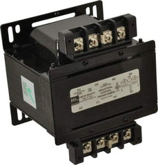 Sola/Hevi-Duty - 1 Phase, 1/4 kVA, Control Transformer - 2 Input, 1 Output Winding, 60, 50/60 at 220 V x 440 V, 50/60 at 230 V x 460 V Hz, 5.21 Inch Deep x 3.89 Inch High, 131°F Temp Rise - Best Tool & Supply