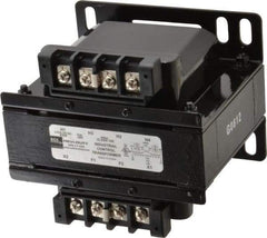 Sola/Hevi-Duty - 1 Phase, 0.3 kVA, Control Transformer - 2 Input, 1 Output Winding, 60, 50/60 at 220 V x 440 V, 50/60 at 230 V x 460 V Hz, 5.09 Inch Deep x 4.53 Inch High, 131°F Temp Rise - Best Tool & Supply