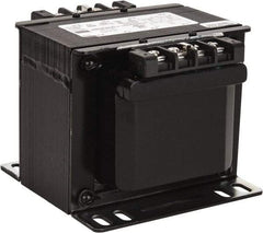 Sola/Hevi-Duty - 1 Phase, 0.5 kVA, Control Transformer - 2 Input, 1 Output Winding, 60, 50/60 at 220 V x 440 V, 50/60 at 230 V x 460 V Hz, 6.31 Inch Deep x 4.53 Inch High, 131°F Temp Rise - Best Tool & Supply