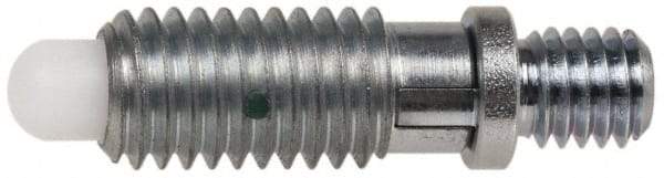 Gibraltar - 5/8-11, 1" Thread Length, 0.373" Max Plunger Diam, 1.25 Lb Init to 5 Lb Final End Force, Locking Knob Handle Plunger - Knobless Threaded Stud, 1-5/16" Length Under Head/Shoulder, 5/16" Plunger Projection - Best Tool & Supply