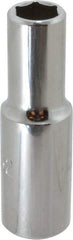 Proto - 11/32", 3/8" Drive, Deep Hand Socket - 6 Points, 2-1/8" OAL, Alloy Steel, Chrome Finish - Best Tool & Supply